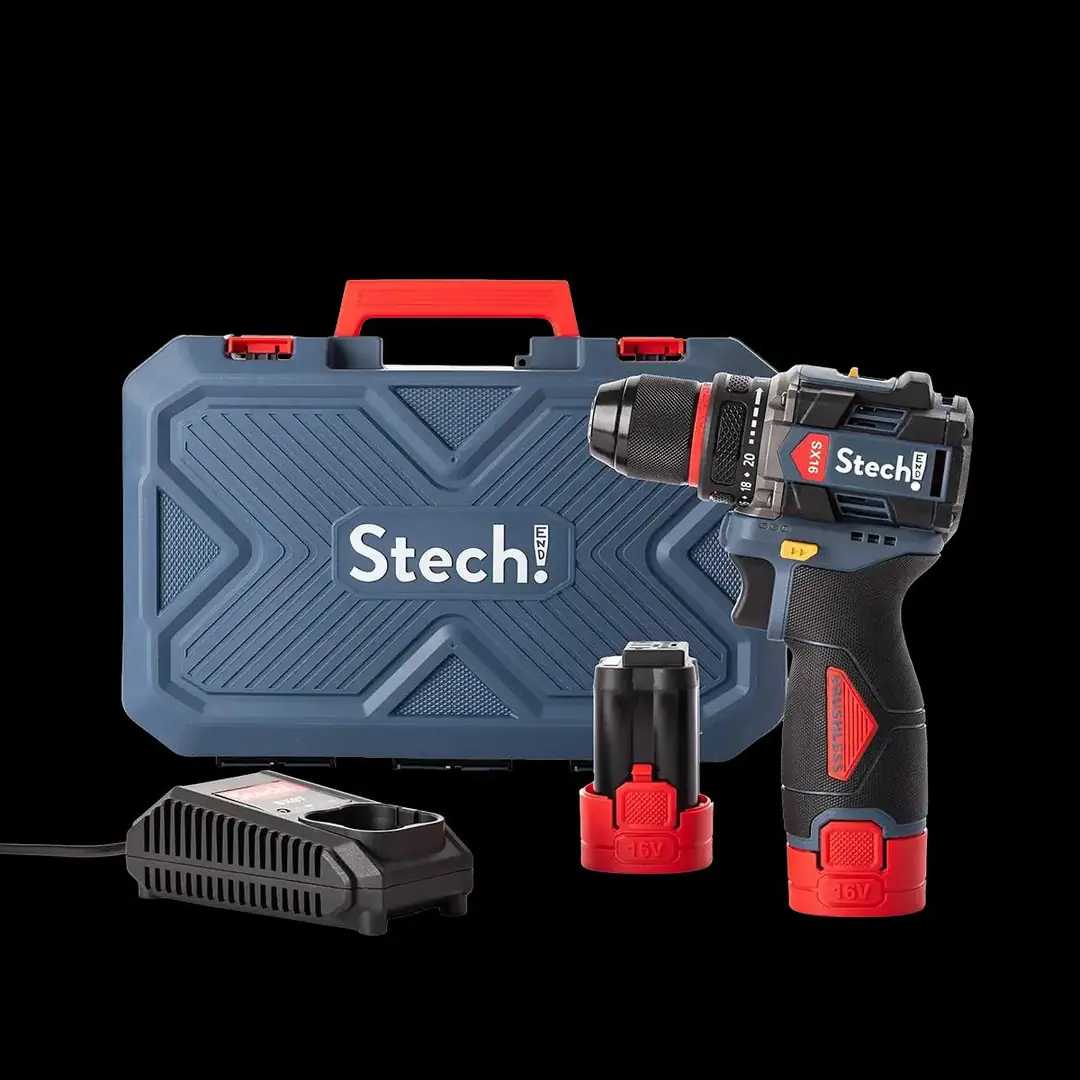 STECH END SX16 2X2 0 AH KÖMÜRSÜZ AKÜLÜ MATKAP 16V