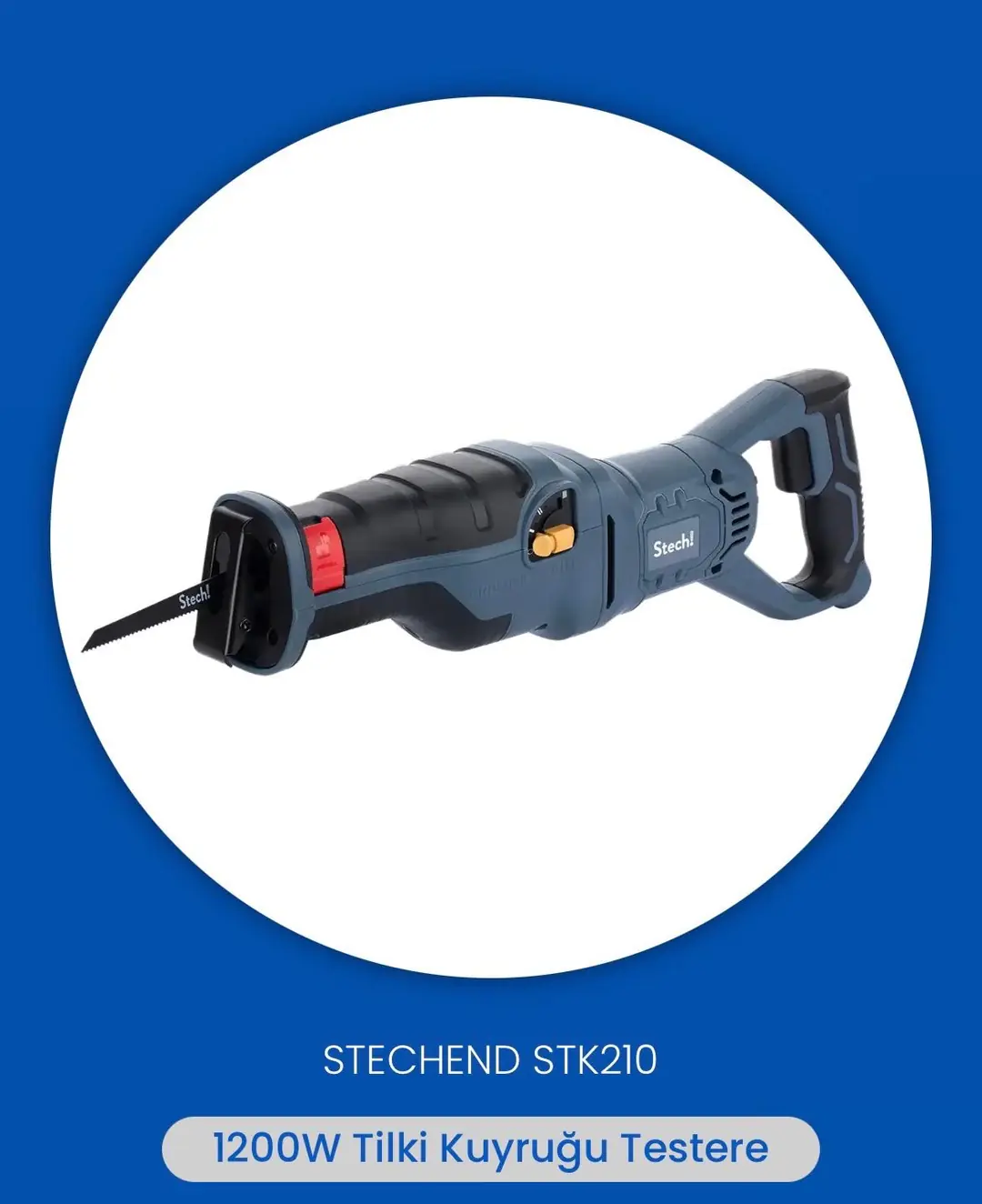 Ürün görseli: STECH END STK210 TİLKİ KUYRUĞU TESTERE 1200W