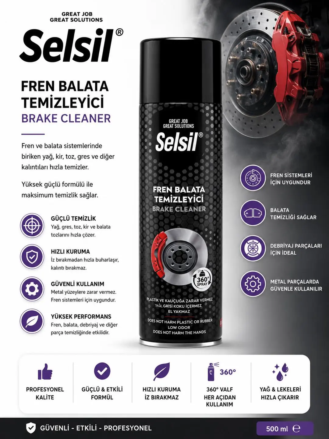 Ürün görseli: SELSİL BALATA SPREYİ 500 ML