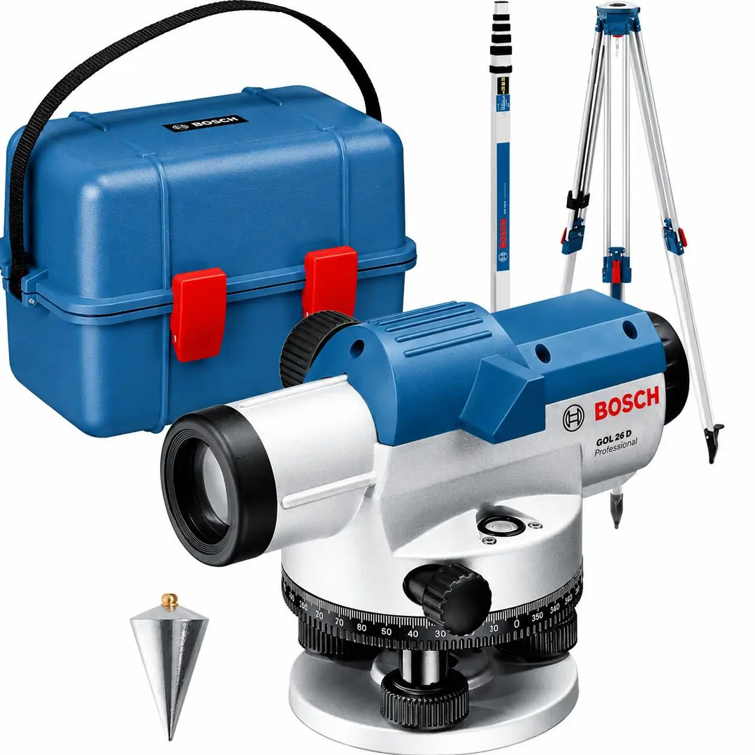 Ürün görseli: BOSCH NİVO GOL 26 D BT 160 GR 500 100 MT OPTİK NİVELMAN 0601068002