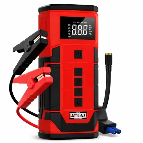 Ürün görseli: ATTLAS AJS 12 4'Ü 1 ARADA AKÜ TAKVİYE CİHAZI 12V 6A 120 PSI