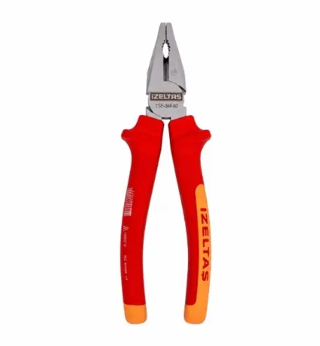 Ürün görseli: İZELTAŞ İZOLELİ ELEKTRİKÇİ KOMBİNE PENSE 180 MM 1000V 3020126180