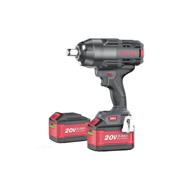 Ürün görseli: GROGH KÖMÜRSÜZ AKÜLÜ DARBELİ SOMUN SIKMA 2*6.0 AH 20V GRX2046-6 BMC