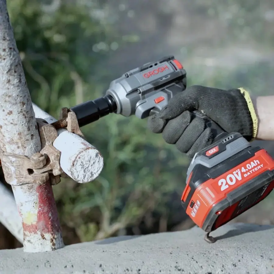 GROGH KÖMÜRSÜZ AKÜLÜ DARBELİ SOMUN SIKMA 2*4.0 AH 20V GRX2042-4 BMC