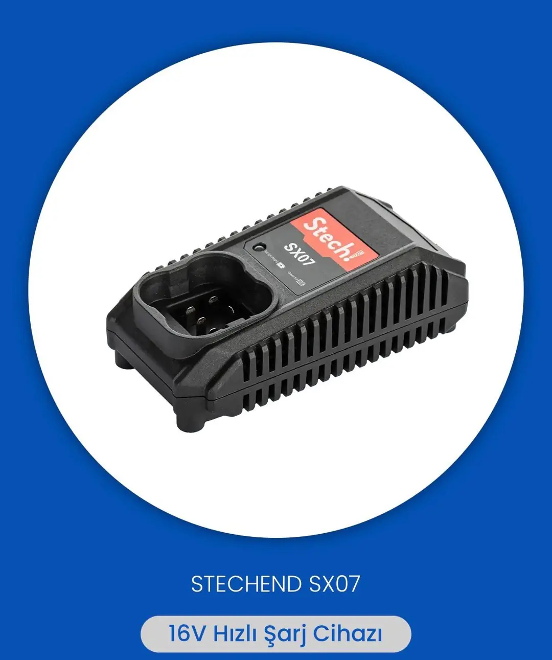 Ürün görseli: STECH END SX07 HIZLI ŞARJ CİHAZI