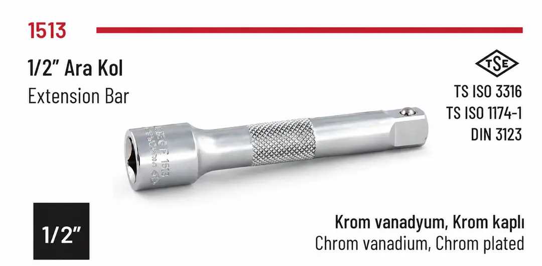 İZELTAŞ 1 2 ARA KOL 125 mm 1513064125