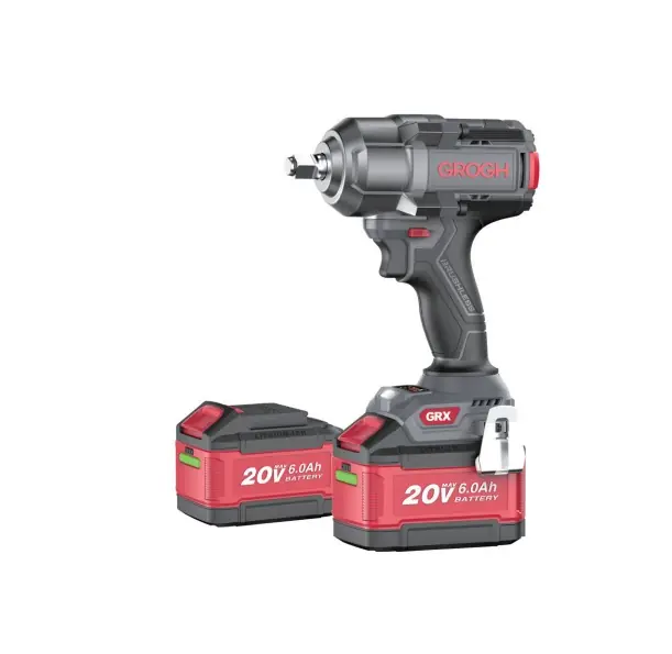 Ürün görseli: GROGH KÖMÜRSÜZ AKÜLÜ DARBELİ SOMUN SIKMA 2*6.0 AH 20V GRX2044-6 BMC