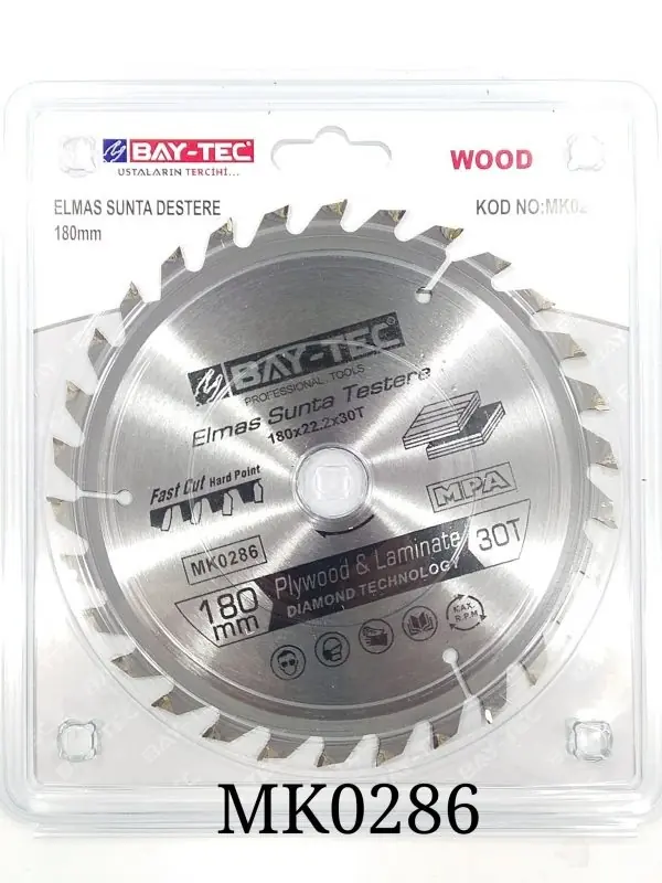Ürün görseli: BAY TEC ELMAS SUNTA DESTERE 180MM