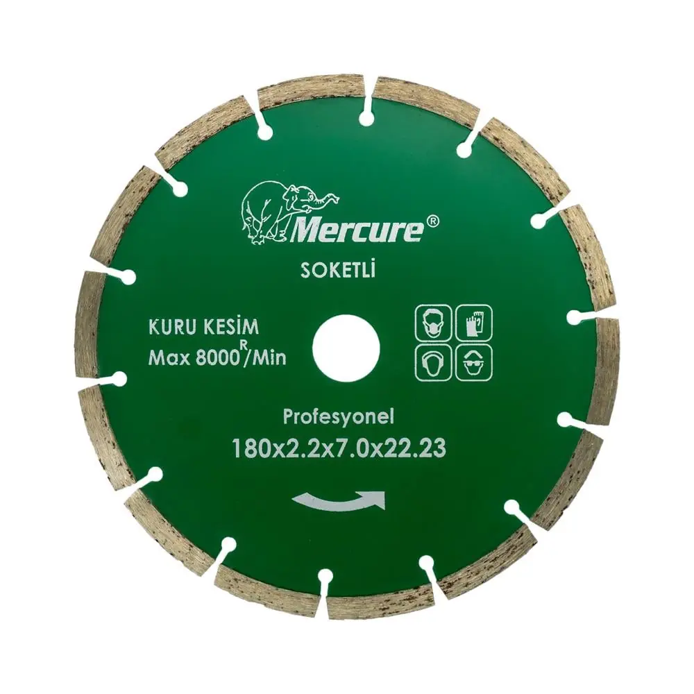 Ürün görseli: MERCURE 115X1 9X22 SOKETLİ  BETON KESME DİSKİ