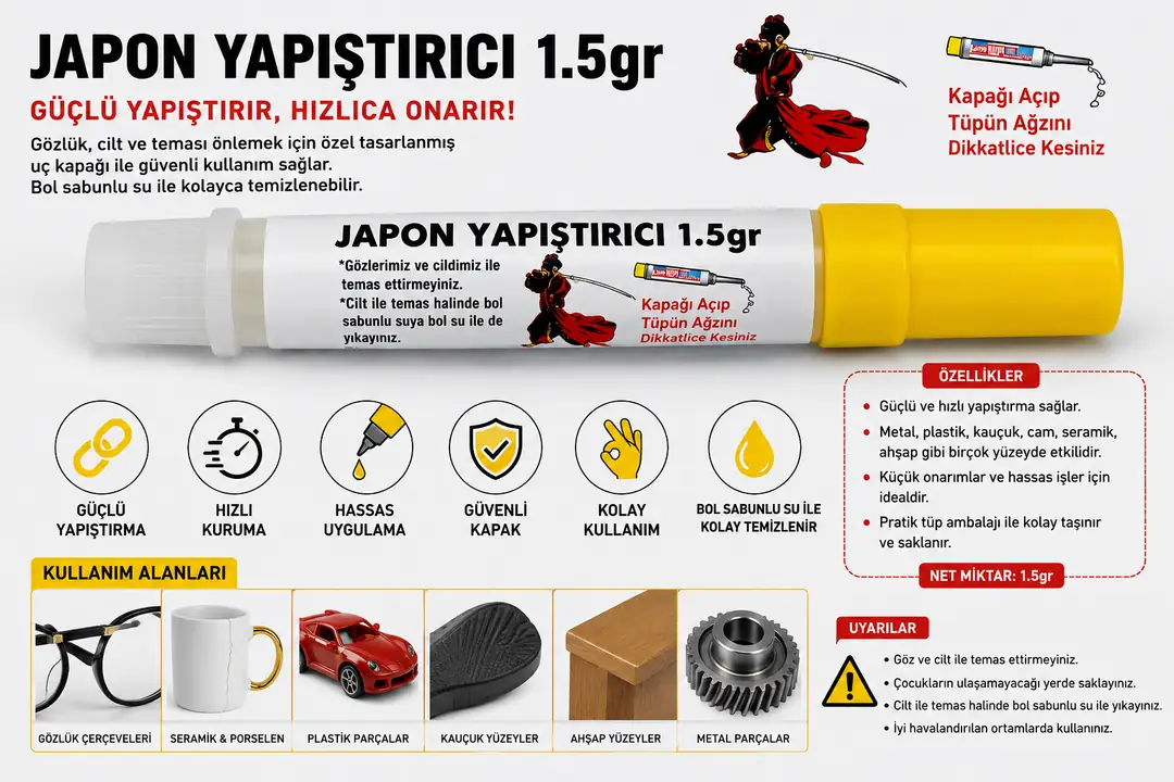 BAY-TEC 504 BAYBOND JAPON YAPIŞTIRICI MK1370 1,5 GR