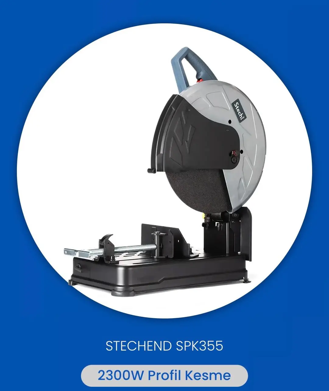 Ürün görseli: STECH END SPK355 PROFİL KESME 2300W