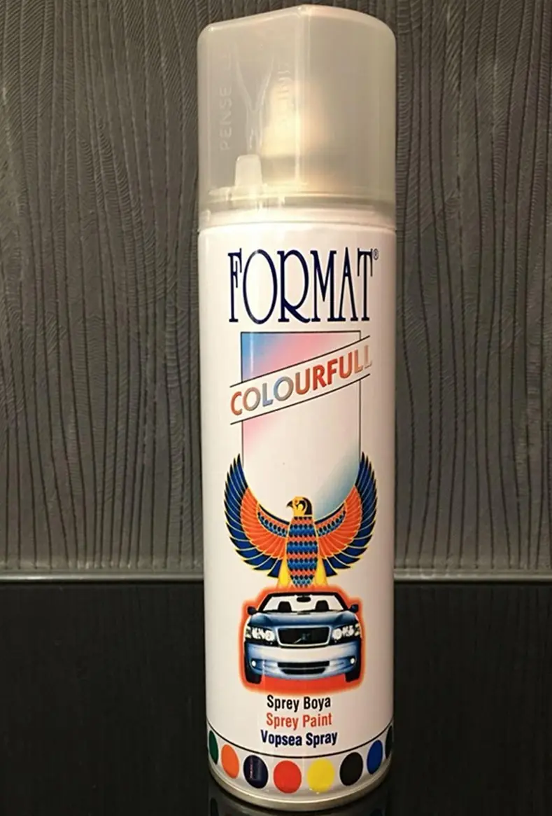 Ürün görseli: FORMAT SPREY BOYA MAT SİYAH 400 ML