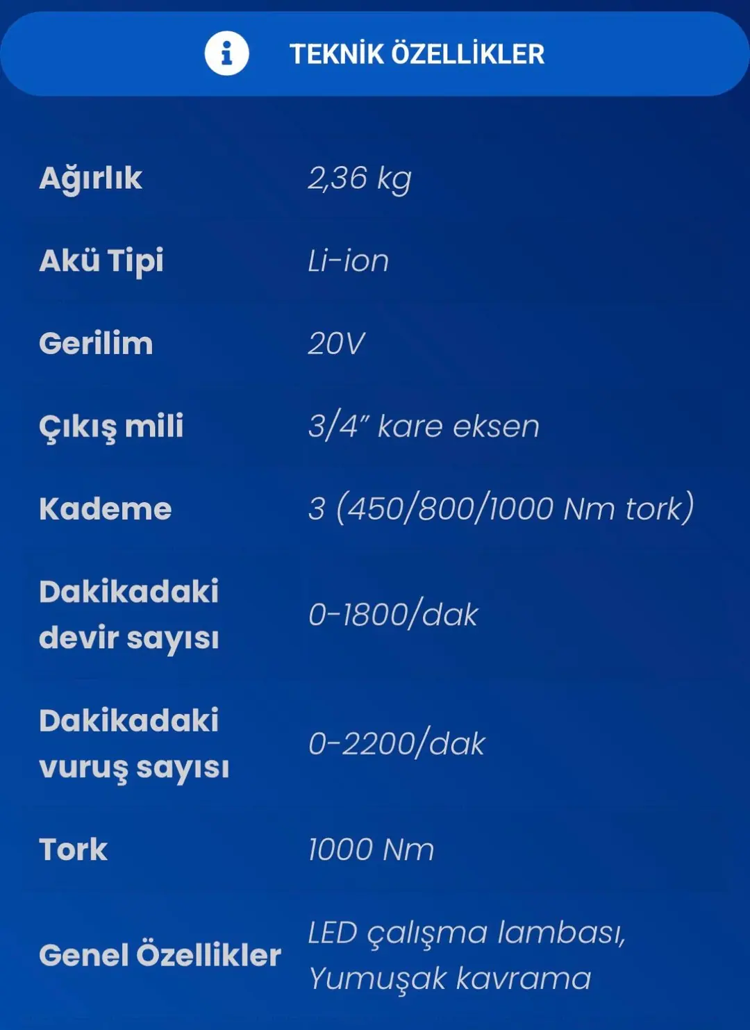 STECH END 3/4 SX37 2x6 0 AH AKÜLÜ DARBELİ SOMUN SIKMA