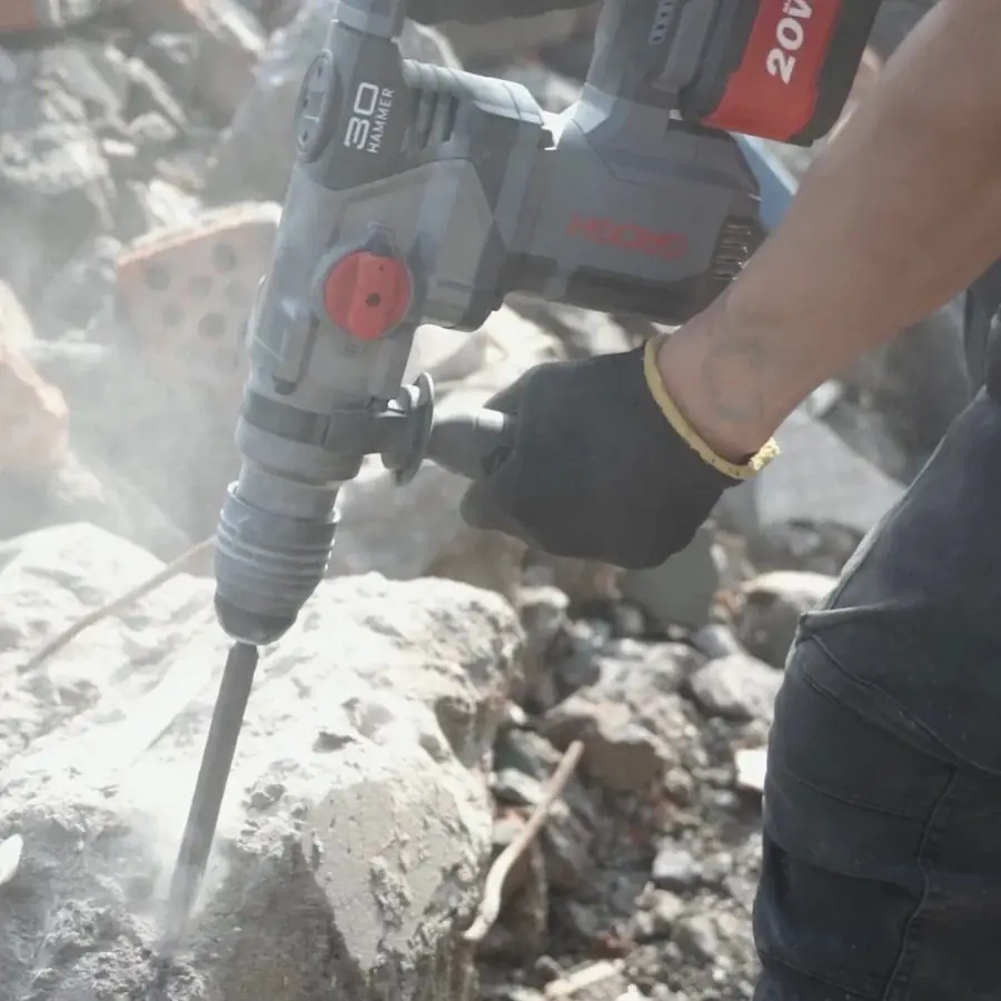 GROGH KÖMÜRSÜZ AKÜLÜ AVUÇ TAŞLAMA 2*6.0 AH 20V GRX2055-6 BMC