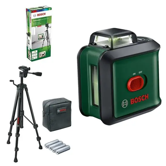 Ürün görseli: BOSCH UNİVERSAL LEVEL 360 TT150 TRİPOD ÇİZGİ LAZER 0603663E03