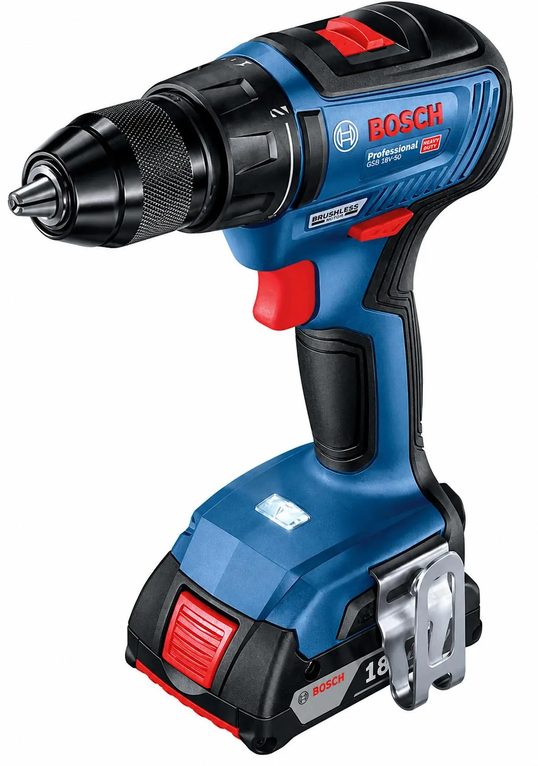 Ürün görseli: BOSCH GSR 18V 50 ŞARJLI MATKAP 06019H500 2 0X2 AH