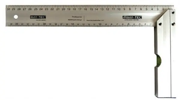 Ürün görseli: BAY TEC ALÜMİNYUM GÖNYE 350 MM MK0402