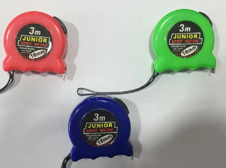 Ürün görseli: JUNİOR 3 MTx16 mm ÇELİK METRE