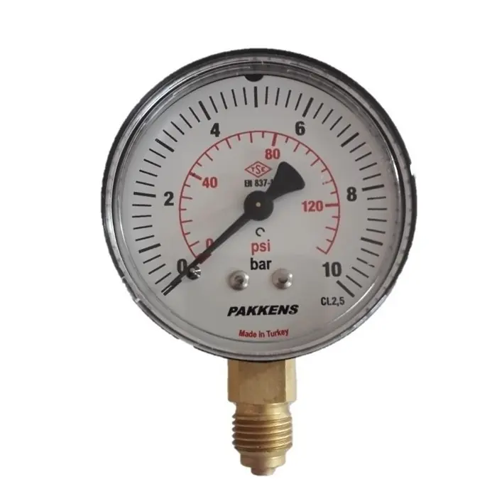 Ürün görseli: MANOMETRE 1/4-63 MM 10 BAR