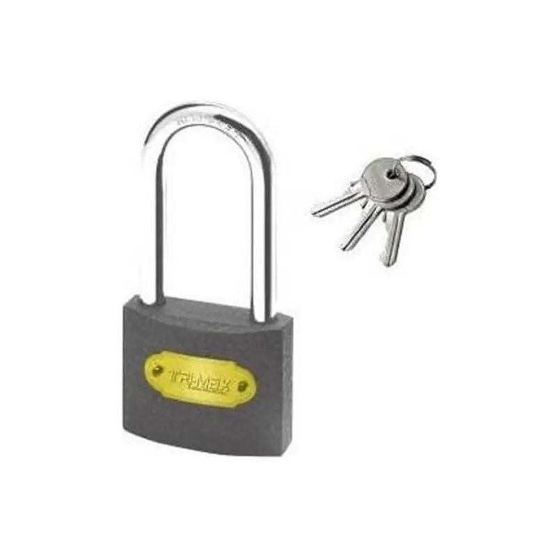 Ürün görseli: TRİ MAX GRİ UZUN ASMA KİLİT 50 MM MK2329