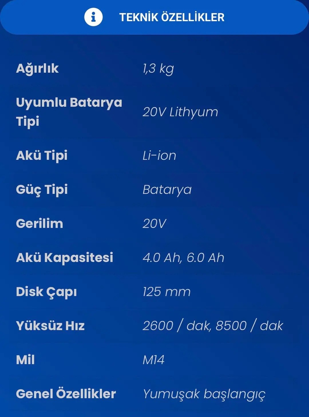 STECH END SX44 2X4 0 AH KÖMÜRSÜZ AKÜLÜ AVUÇ TAŞLAMA