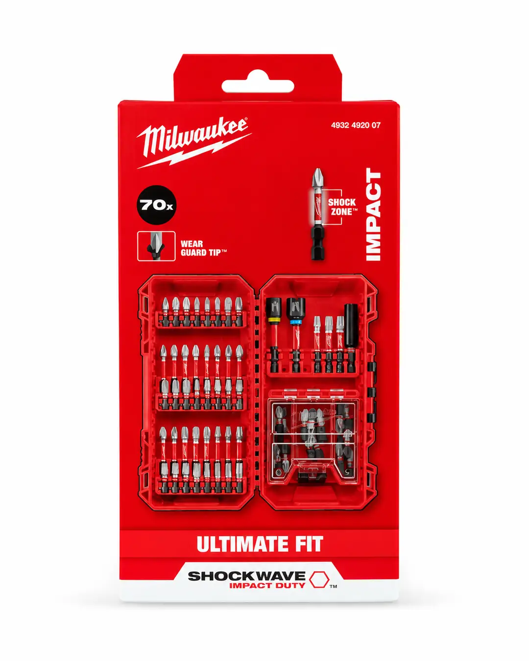 MİLWAUKEE SHOCKWAVE BİTS UÇ SETİ 70 PARÇA YENİ SERİ UÇ