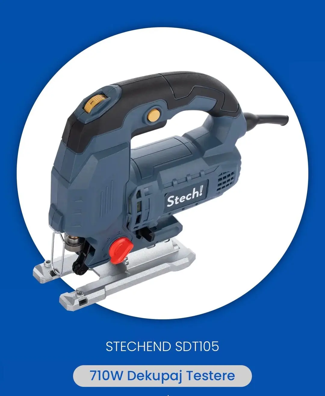 Ürün görseli: STECH END SDT105 DEKUPAJ TESTERE 710W
