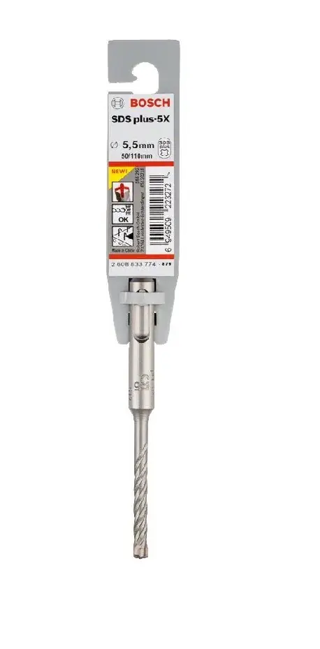 Ürün görseli: BOSCH SDS PLUS-5X 5 5 mm 50/110 2608706869