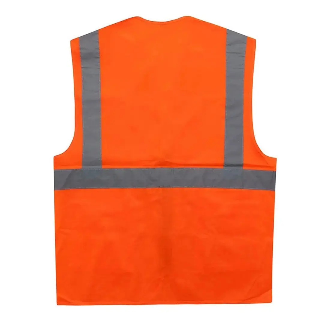 CEPLİ MÜHENDİS İKAZ YELEĞİ TURUNCU XL